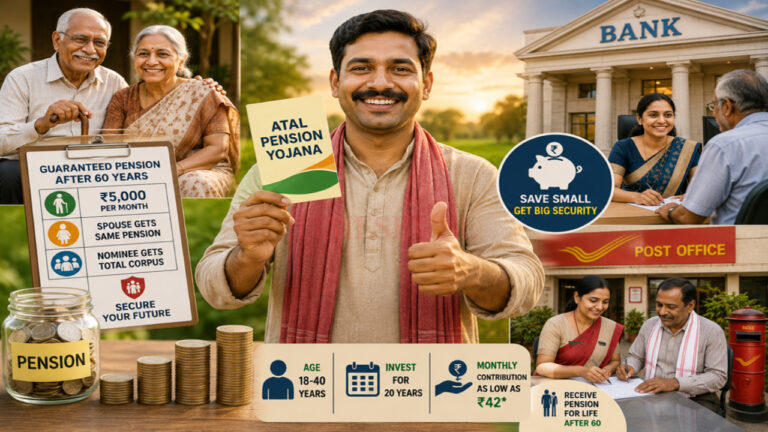 Atal Pension Yojana: रोज मात्र ₹7 बचाकर पाएं ₹5,000 की मासिक सरकारी पेंशन, जानिए खाता खोलने के नए नियम
