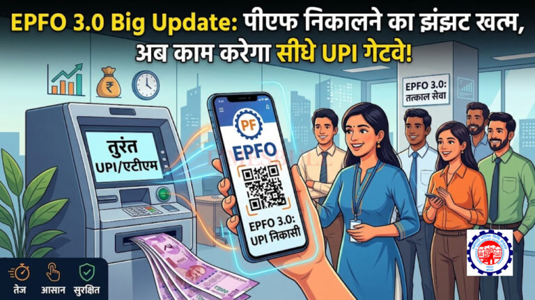 EPFO 3.0 Update: पीएफ खाताधारकों के लिए बड़ी खुशखबरी, अब सीधे UPI और ATM से निकाल सकेंगे पैसा